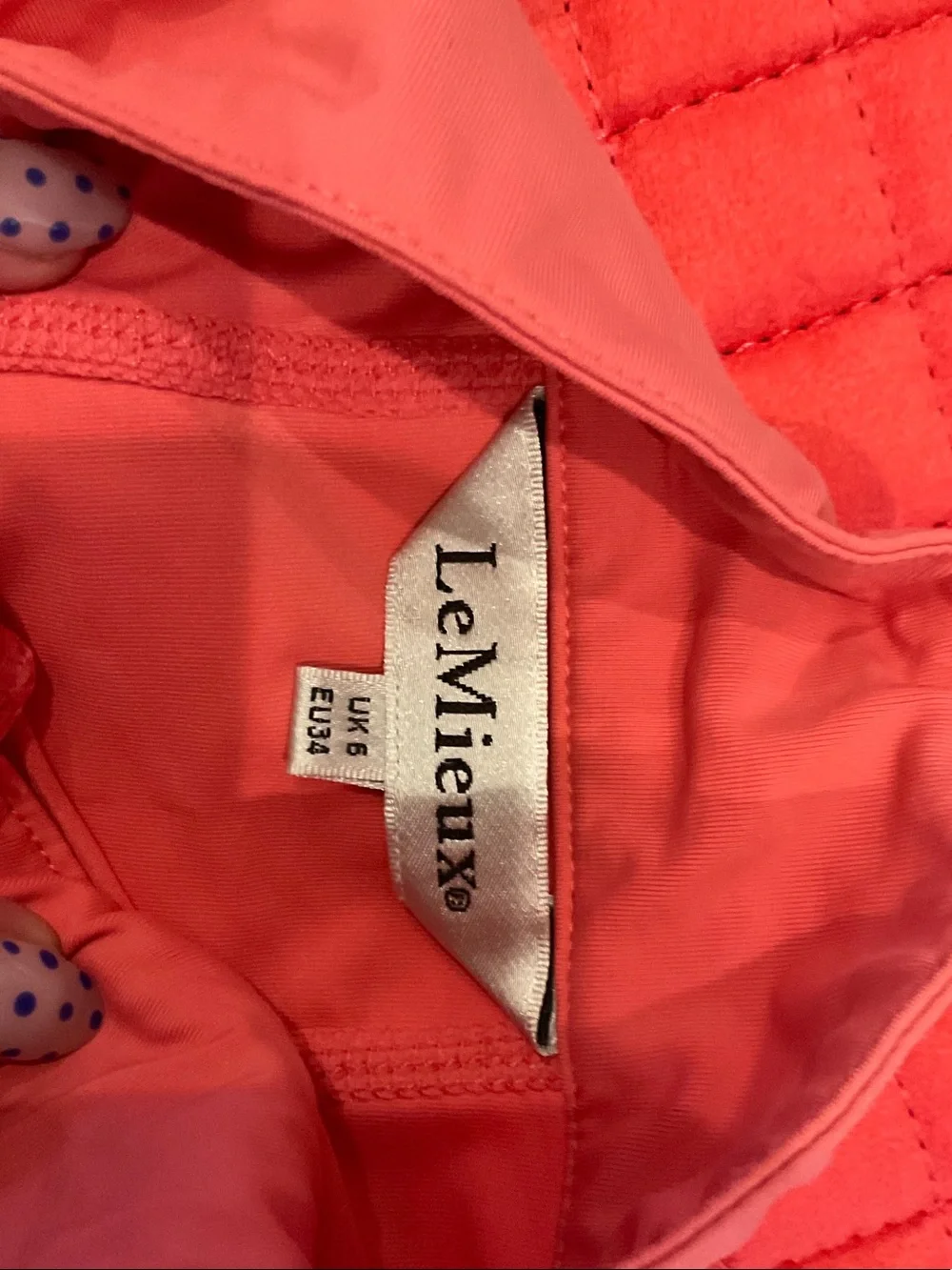 LeMieux Watermelon GP Riding Set - Half-Zip Top & Suede Saddle Pad